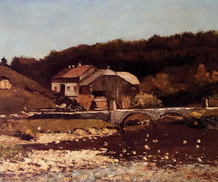 Gustave Courbet La Ferme De Bonnevaux